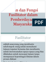 Pertemuan 6 Peran Dan Fungsi Fasilitator