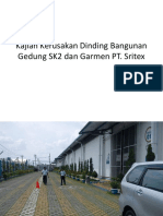 Kajian Kerusakan Dinding Bangunan Gedung SK2 Dan Garmen PT. Sritex