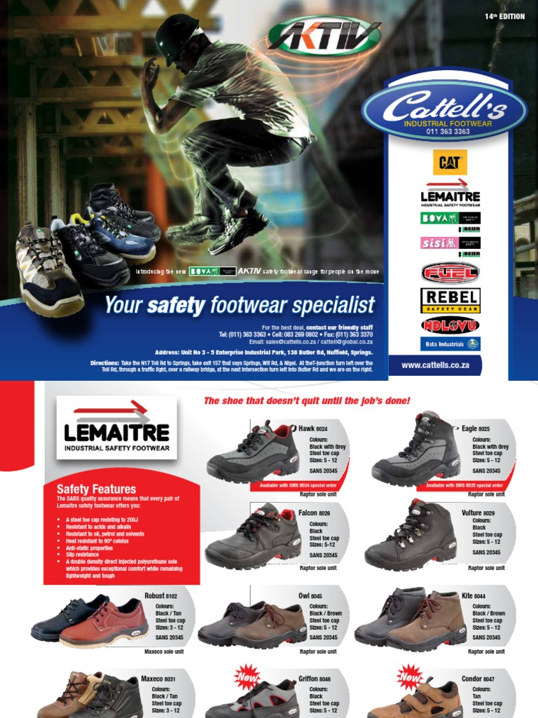 cattell's safety shoes