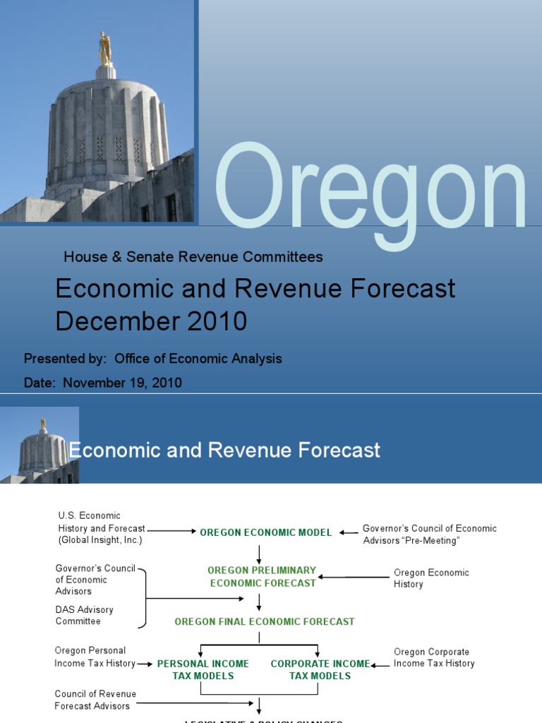 Oregon Economic Forecast PDF Economic Growth Labor