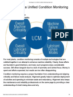 Advantages of a Unified Condition Monitoring Approach