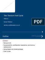 The Thorium Fuel Cycle - Daniel P. Mathers - NNL - Thec13