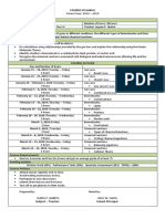 Course Syllabus: School Year: 2018 - 2019