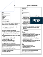 Layout For A Formal Letter Layout For An Informal Letter