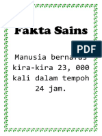 Kad Fakta Sains