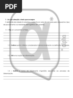 Ficha de Trabalho Cidade