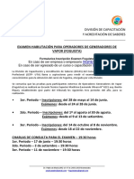 Llamado Examen Foguista Informacion 2019-07-26