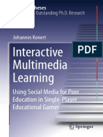Interactive Multimedia Learning: Using Social Media For Peer Education in Single-Player Educational Games