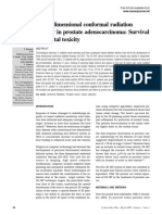 Three Dimensional Conformal Radiation Therapy in Prostate Adenocarcinoma: Survival and Rectal Toxicity