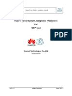 Huawei Power Systems Acceptance Manual - Update - 20190621
