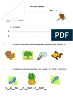 Ficha de Trabalho ( a e a)