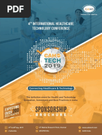 Sponsorship: 4 International Healthcare Technology Conference