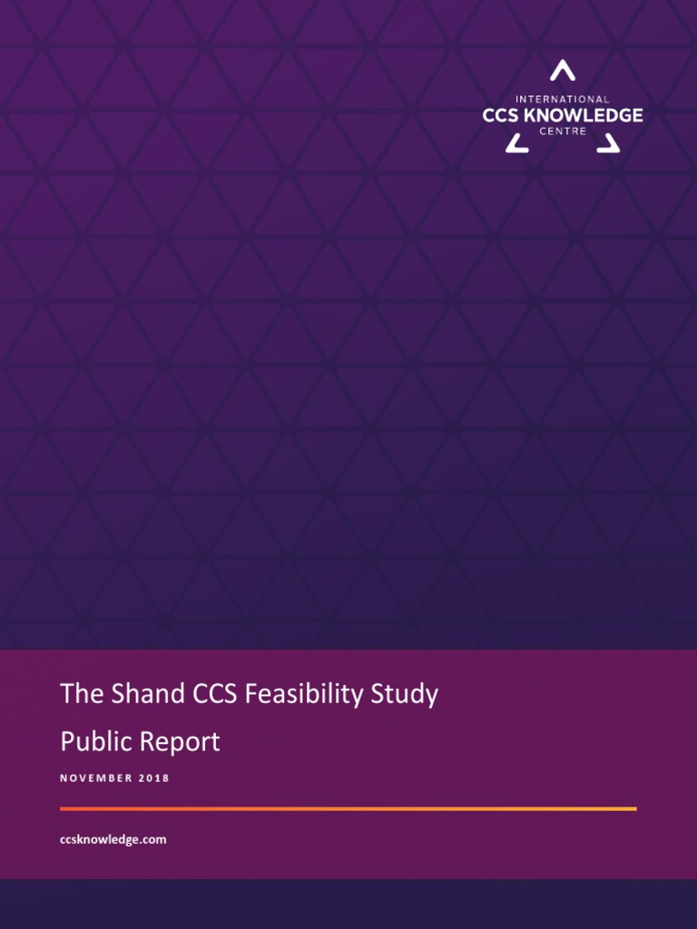 Shand CCS Feasibility Study Overview | PDF | Carbon Capture And Storage ...