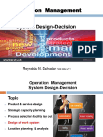 Design of Work System