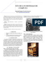 Evolución de Los Sistemas de Cómputo - Santiago Navarrete