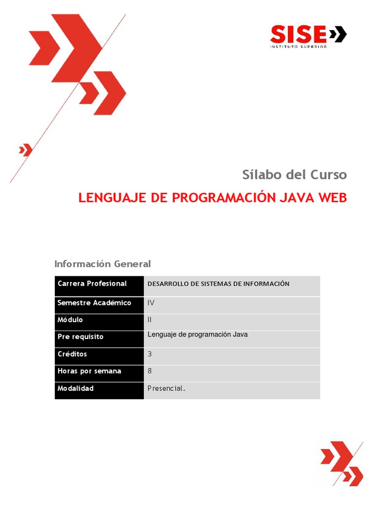5367 - Ciclo Iv - Lenguaje de Programación Java Web PDF | PDF ...