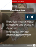 BENTUK KORUPSI Kerugian Keuangan Negara