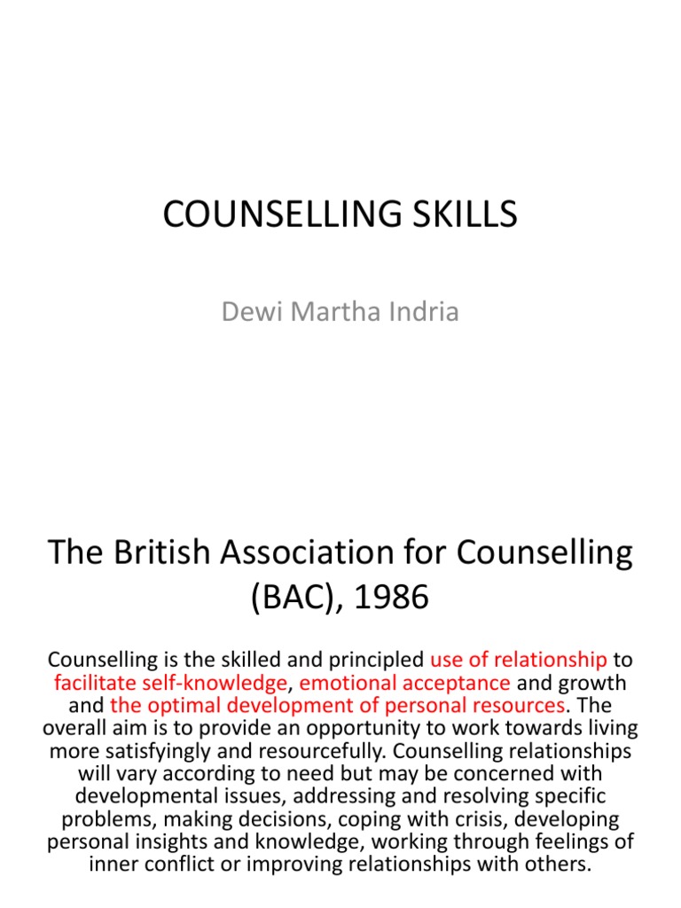 Essential Counselling Skills Guide | PDF | Hope | Psychotherapy