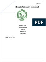 International Islamic University Islamabad: Business Plan
