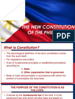 The New Constitution of The Philippines