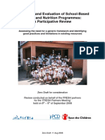 Monitoring and Evaluation of School-Based Health and Nutrition Programmes: A Participative Review