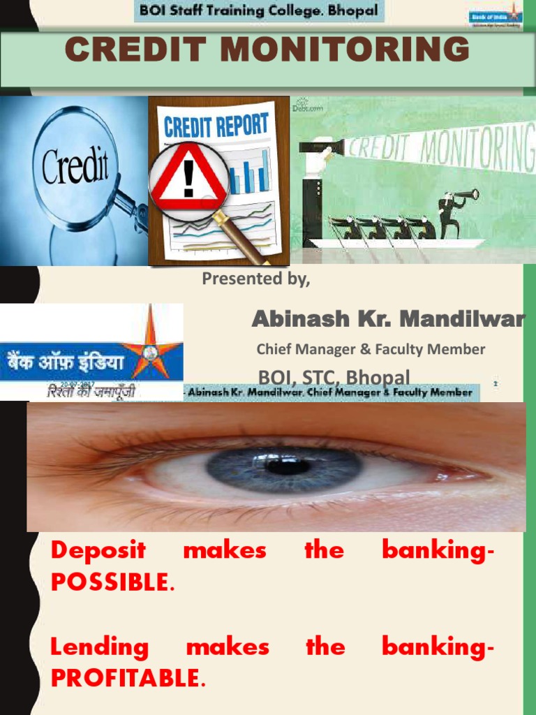 Credit Monitoring in Bank PDF Credit Finance & Money Management