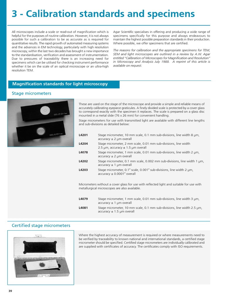 03 Calibration Standards Pgs 39-84 Date 17-06-10 Web | PDF | Scanning ...