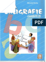 Caiet Caligrafie Clasele II Ivpdf