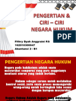 Fithry Dyah Anggraini (47) Pengertian Dan Ciri Ciri Negara Hukum