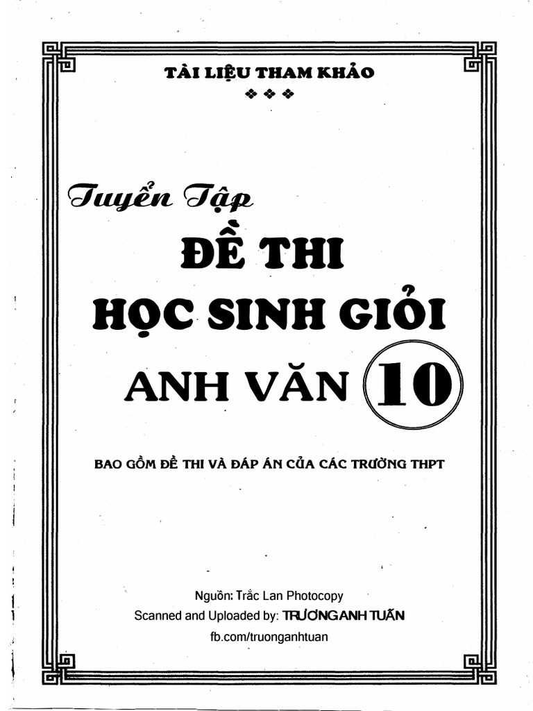 De Thi HSG Lop 10 Tuyen Tap | PDF | Forests | Nature