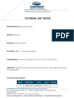 Tutorial Teste Rele Siemens REYROLLE 7SR10 Condutor Rompido CTC