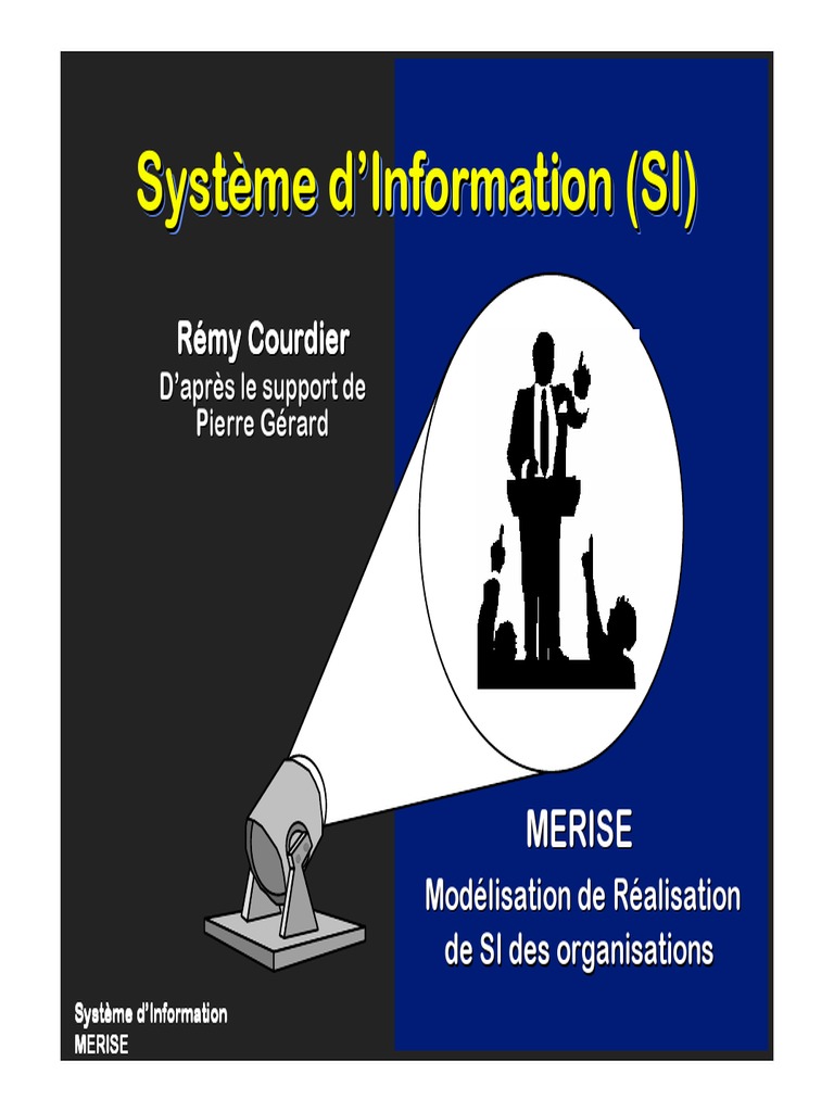 Méthode MERISE en Systèmes d'Information | PDF | Gestion informatique ...
