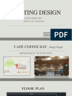 Lighting Design: Café Coffee Day House of Caffeine