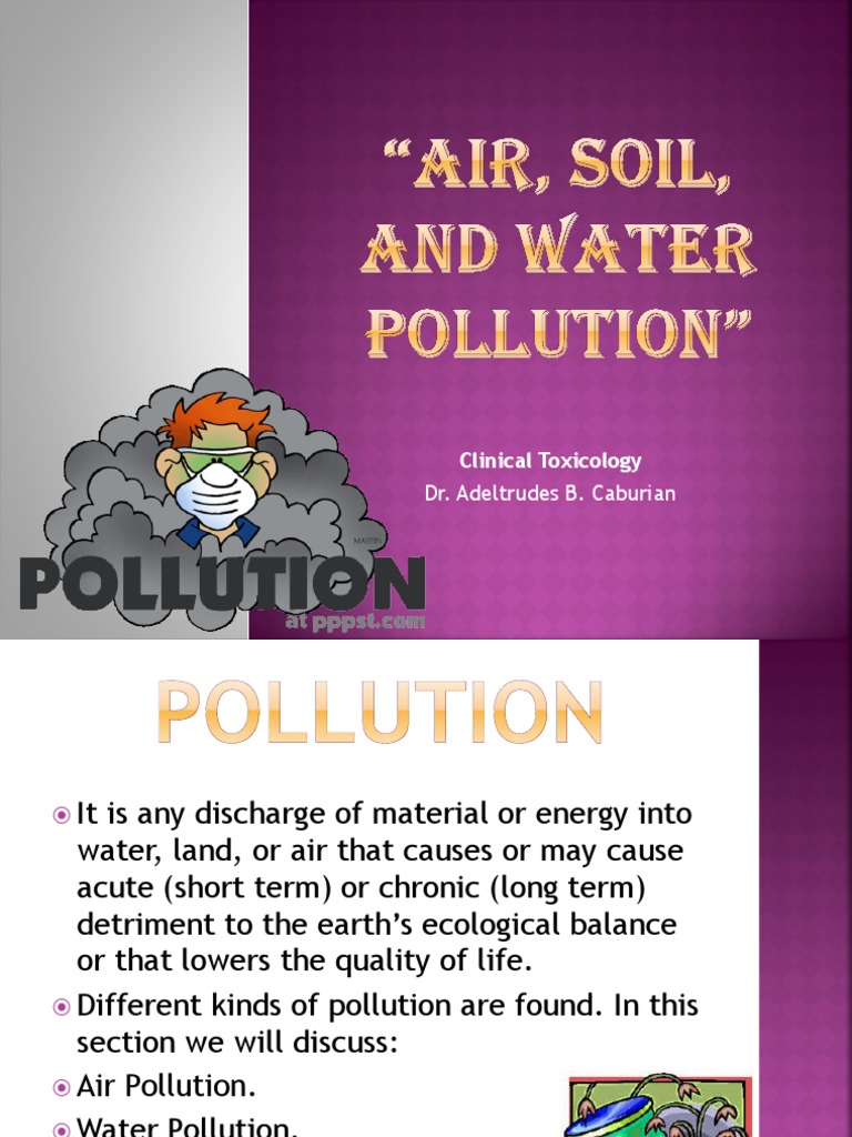 Air Soil and Water Pollution 2 | PDF | Air Pollution | Exhaust Gas