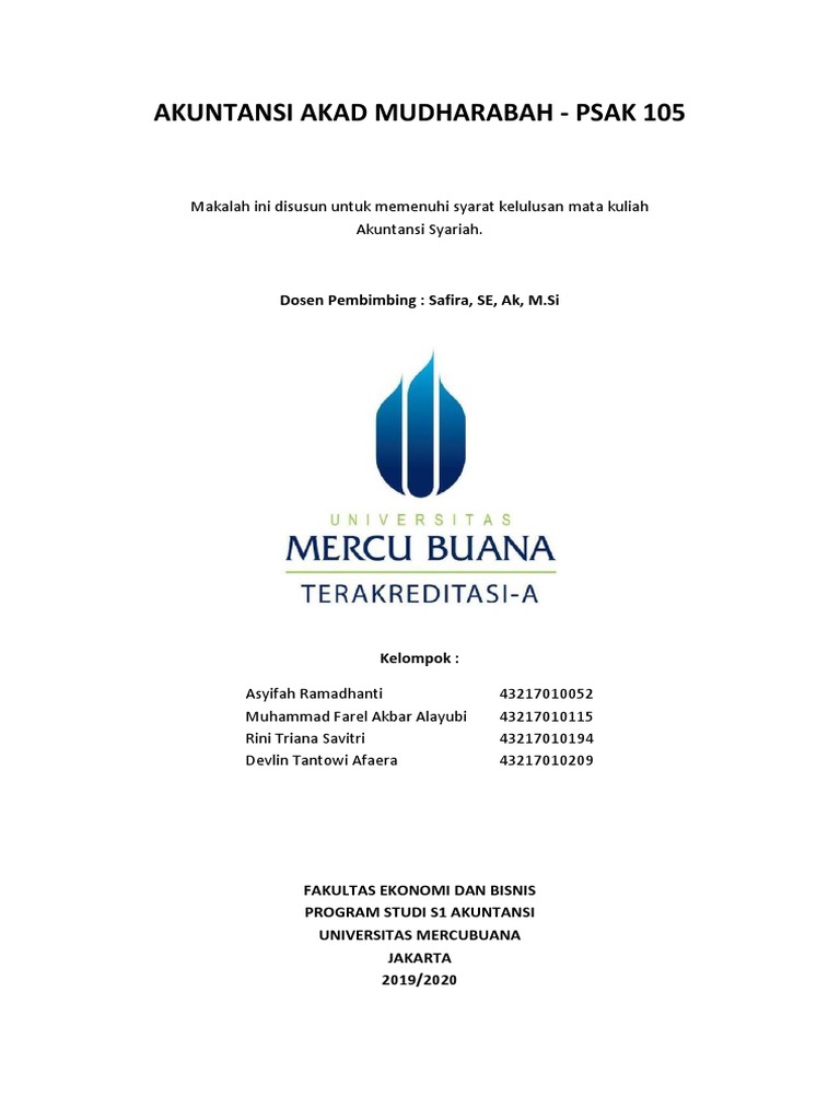 Makalah Jurnal Akuntansi Syariah Contoh Surat