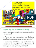 Learning Guide 1 - Kahalagahan NG Ibat Ibang Gawaing Industriya Final Copy Latest