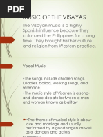 Music of Visayas By: Adam Crian M. Catungal