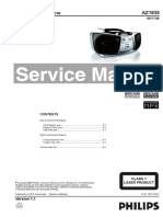 Philips AZ 1839 Service Manual