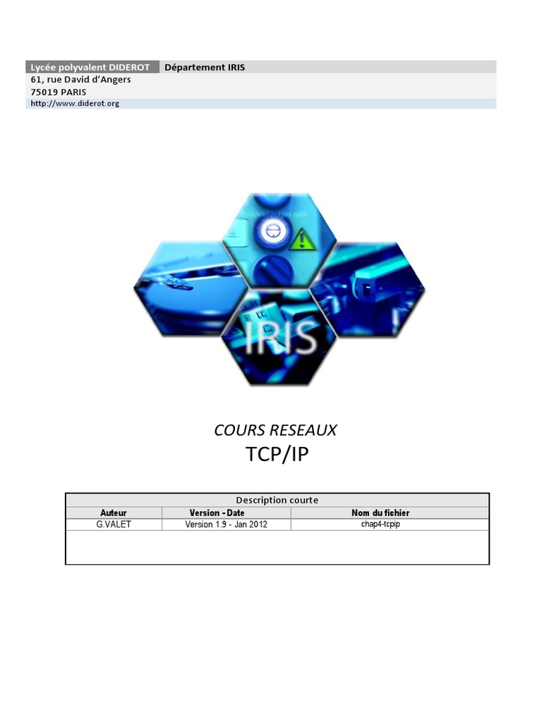 Chap4 Tcpip v1 9 PDF | PDF | Adresse IP | Suite des protocoles Internet