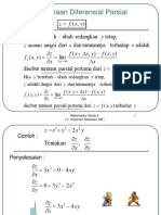 Persamaan Diferensial Parsial