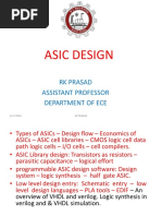 Asic Design: RK Prasad Assistant Professor Department of Ece