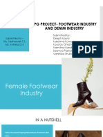 SPG Project-Footwear Industry and Denim Industry