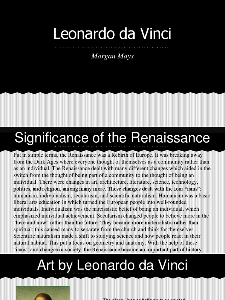 Da Vinci | PDF | Leonardo Da Vinci | Renaissance