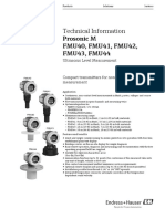 Technical Information Prosonic M FMU40, FMU41, FMU42, FMU43, FMU44