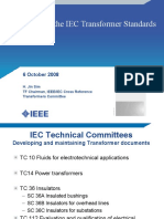 Overview of The IEC Transformer Standards: 6 October 2008