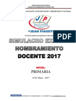 Examen Simulacro Nombramiento Docente