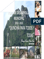 Plan de Desarrollo Municipal de Quinchía PDF