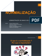 NORMALIZAÇÃO