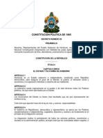 Constitución de la República de Honduras 1965
