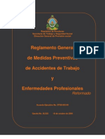 Reglamento General de Medidas Preventivas Accidentes de Trabajo Honduras